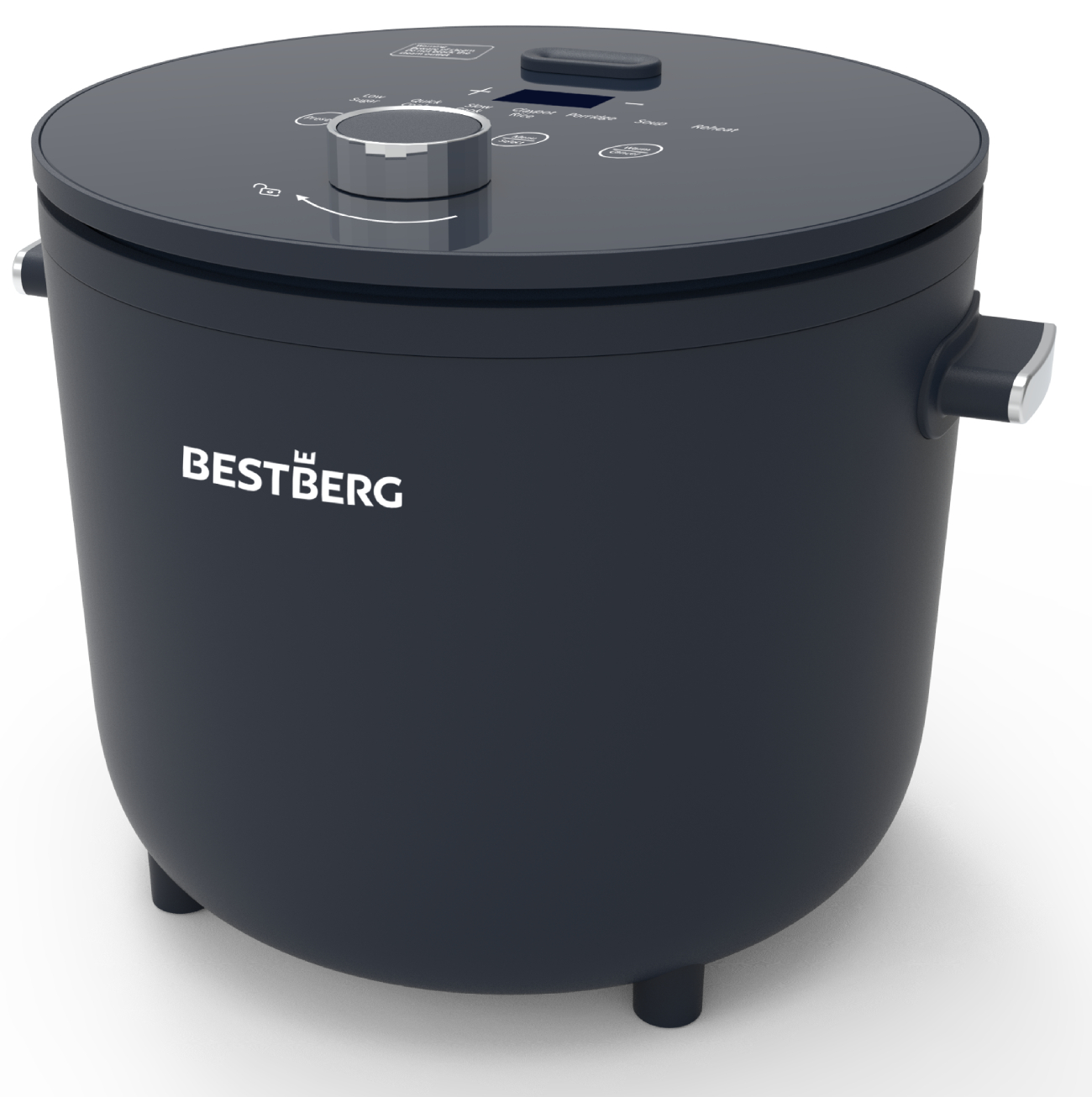 Nízkosacharidový rýžovar BestBerg BBRC-100 / 2 l / 400 W / černá Varianta: ivi0