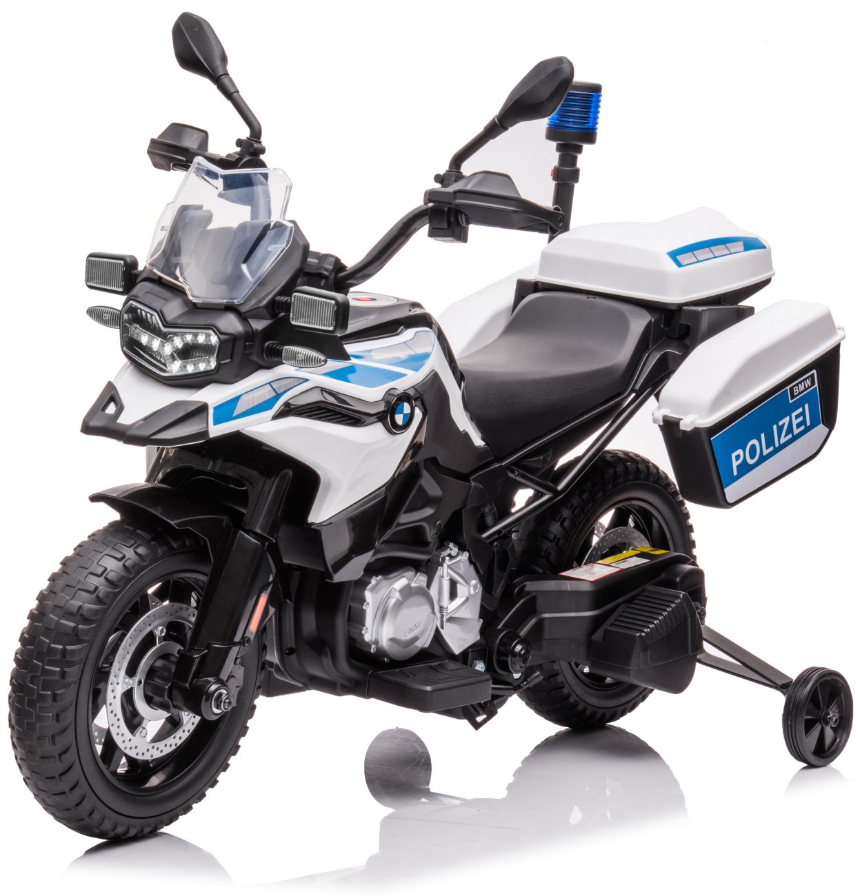 Dětská elektrická motorka BestBerg BBCC-80W – BMW F 850 GS / od 3 let / nosnost 30 kg / policie Varianta: ivi1