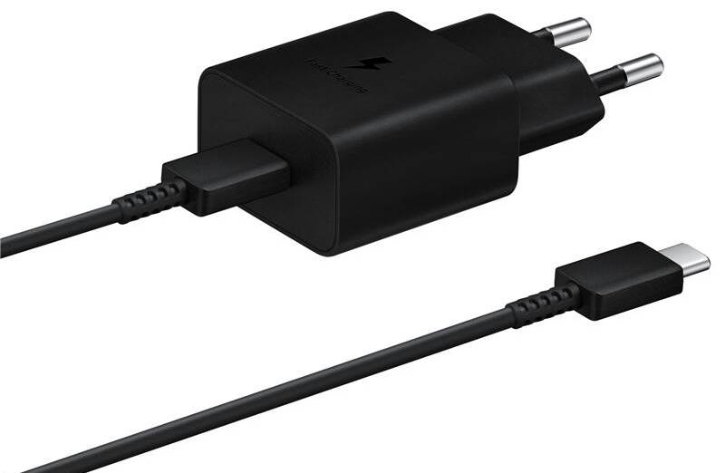 Nabíječka s USB-C portem Samsung (EP-T1510XBEGEU) / kabel 1 m / max. proud 2 A / černá Varianta: ivi1