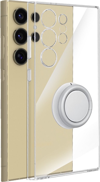 Kryt s úchytem na mobil Samsung Galaxy S24 Ultra (EF-XS928CTEGWW) / transparentní Varianta: ivi1