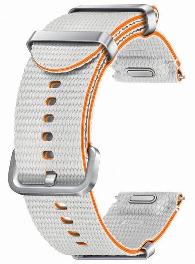 Sportovní řemínek Samsung Athleisure (ET-SOL31LSEGEU) / vel. M/L / textil / stříbrná Varianta: ivi1