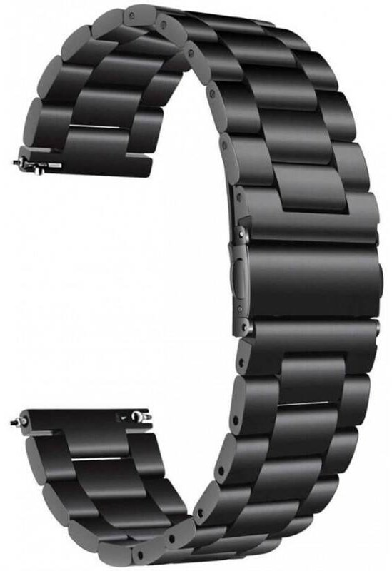 Nerezový řemínek ANYMODE pro hodinky Samsung Galaxy Watch 46 mm a další / 22mm řemínek / univerzál / černá Varianta: ivi0