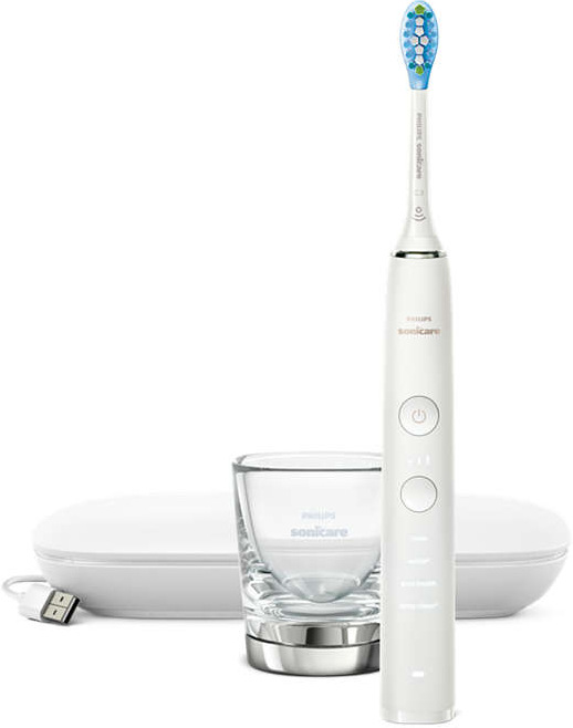 Sonický elektrický zubní kartáček Philips Sonicare DiamondClean 9000 HX9911/27 / 4 režimy / bílá Varianta: ivi1