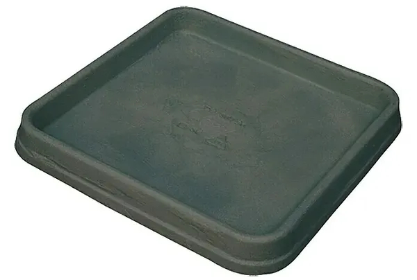 Miska pod květináč Geli Bianca / 43 x 43 x 4 cm / antracit Varianta: ivi1