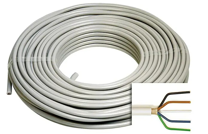 German Silový kabel NYM-J 5x1,5 mm² / 100 m Varianta: ivi1