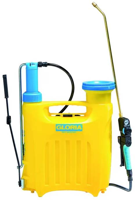 Zádový postřikovač pístový Gloria Hobby 1200 / 12 l / 6 bar / plast / žlutá/modrá Varianta: ivi1