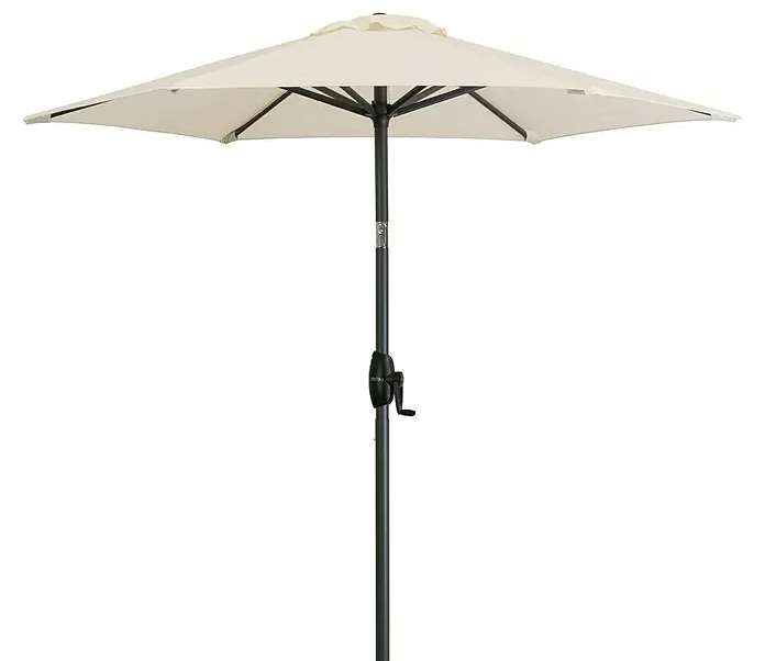 Slunečník Derby Basic Lift Neo / Ø 180 cm / výška 200 cm / béžová/antracitová Varianta: ivi1