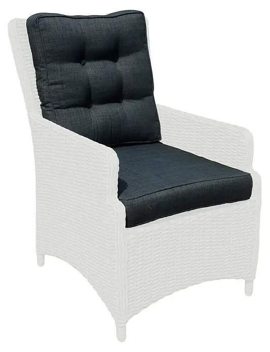 Sada náhradních polštářů Sunfun pro křeslo Pauline XL / antracit Varianta: ivi3