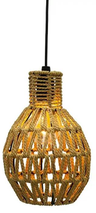 Závěsná lampa Starlux / 14,5 x 21,5 cm / IP44 / teplá bílá / hnědá Varianta: ivi1