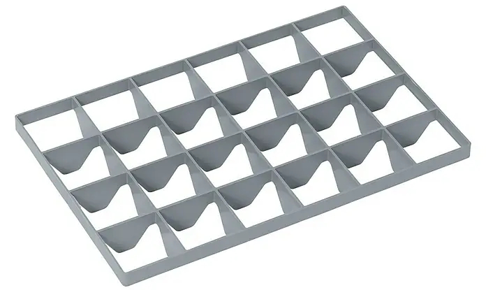 Bauhaus Vložka do euroboxů 60 x 40 cm / 24 přihrádek / plast Varianta: ivi1