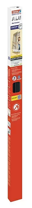 Síť proti hmyzu Tesa Insect Stop Alu Comfort / 1,2 x 1,5 m / antracit Varianta: ivi1