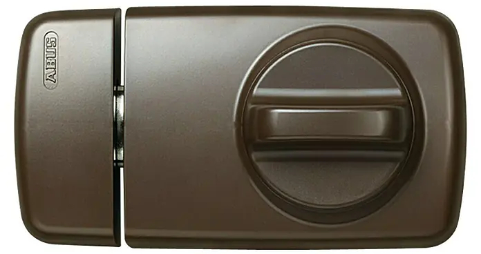 Přídavný zámek dveří Abus 7010 / pro zárubně 60/72 mm / hnědá Varianta: ivi1