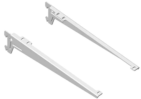 Regálový nosník Element System EL 50 / 33 cm / nosnost 55 kg / bílá Varianta: ivi7