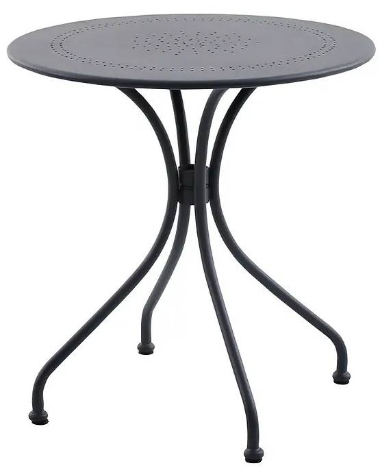 Balkonový stůl Sunfun Melissa / Ø 70 cm / kov / antracitová Varianta: ivi2