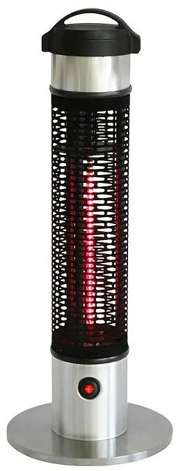 German Elektrický ohřívač / 1200 W / IP55 / výška 65 cm / stříbrná/černá Varianta: ivi1