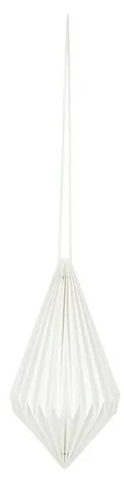 Závěsná lampa Starlux / 25 x 25 x 40 cm / 0,6 W / IP44 / bílá Varianta: ivi1