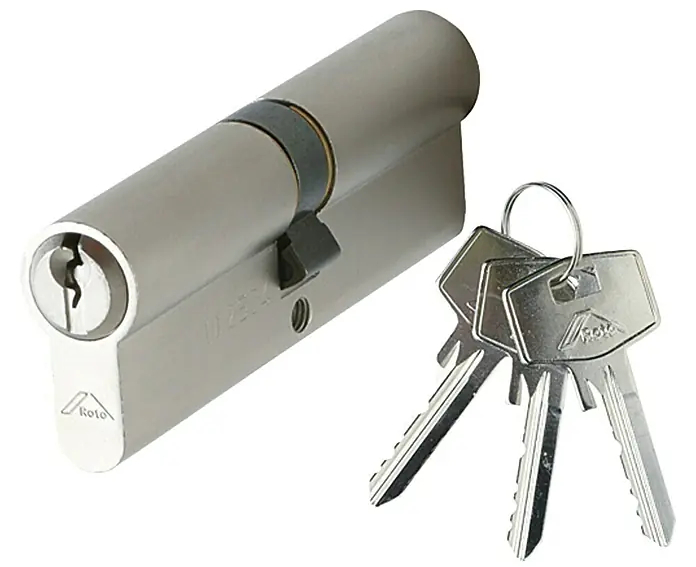 Cylindrická vložka Solid Elements / 45 x 45 mm / počet klíčů 3 ks / mosaz Varianta: ivi1