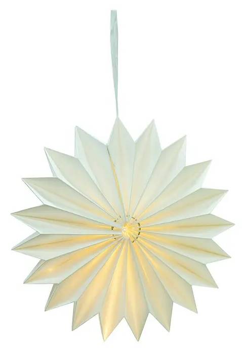 Bauhaus Závěsná lampa slunce / Ø 32 cm / teplá bílá / IP44 / bílá Varianta: ivi1