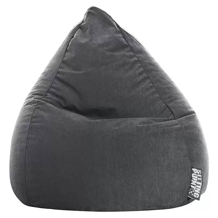 Sedací vak Sitting Point Easy L / Ø 70 cm / 100% polyester / zip / antracitová Varianta: ivi1