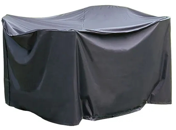 Ochranný obal na set nábytku Sunfun / 380 × 140 × 85 cm / polyester / černá Varianta: ivi1