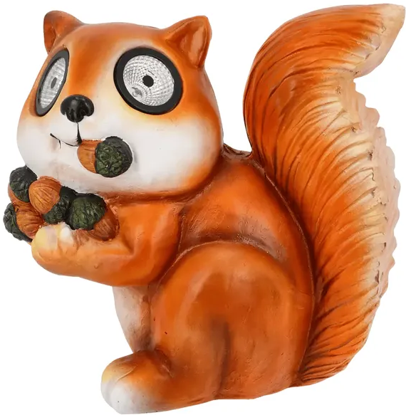 Bauhaus Solární svítidlo veverka / LED / 0,06 W / 300 mAh / IP44 / hnědá Varianta: ivi1