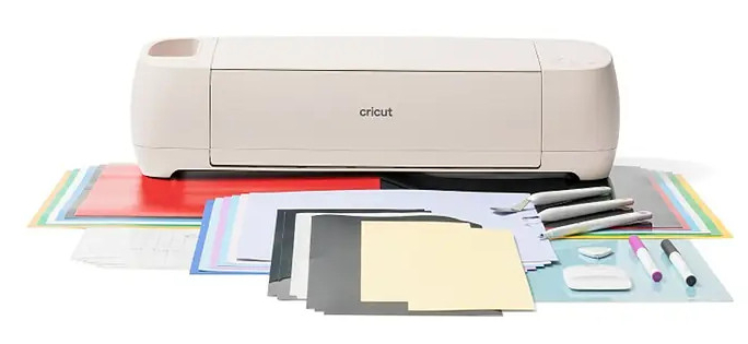 Plotr sada Cricut Cutter Explore 4 Essentials / bluetooth / šířka řezu 29,7 cm / délka řezu 370 cm / bílá Varianta: ivi1