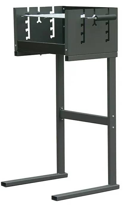 Gril na dřevěné uhlí Grillstar BBQ Box / 37 x 23 cm / ocel / černá Varianta: ivi1