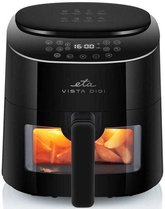 Horkovzdušná fritéza ETA Vista Digi 1168 90000 / 1300 W / 4,3 l / černá Varianta: ivi2