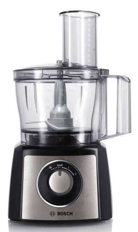 Kuchyňský robot Bosch MCM3501M / 800 W / 2,3 l / 2 rychlosti / černá/nerez Varianta: ivi2