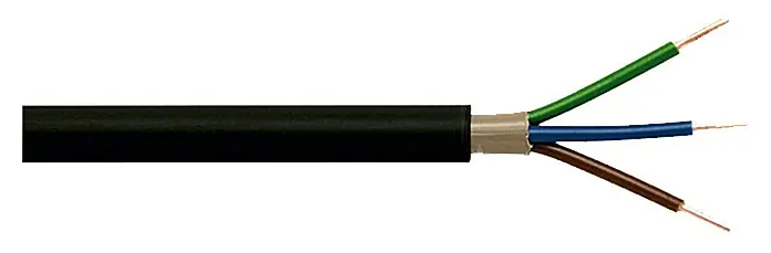 BAHAG AG Zemní kabel NYY-J 3x1,5 mm² / 50 m / černá Varianta: ivi1