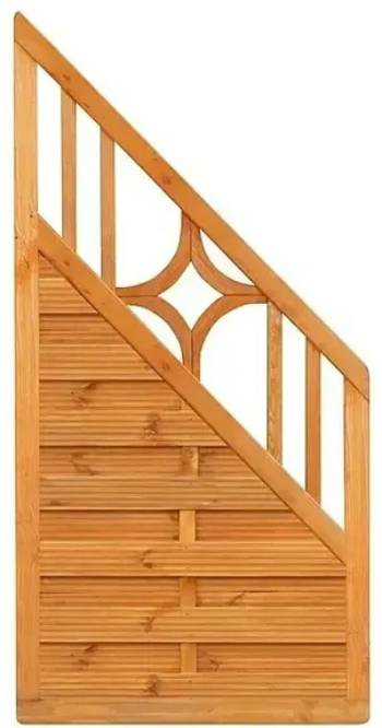 Plotová zástěna Werth Holz Bern / 90/180 x 90 cm / borovice/smrk / medová Varianta: ivi1