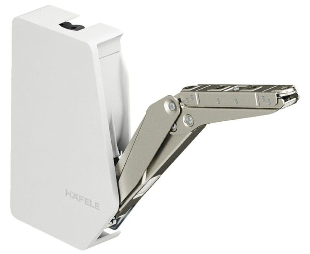 Výklopné kování Häfele / úhel otevření 107° / bílá Varianta: ivi1