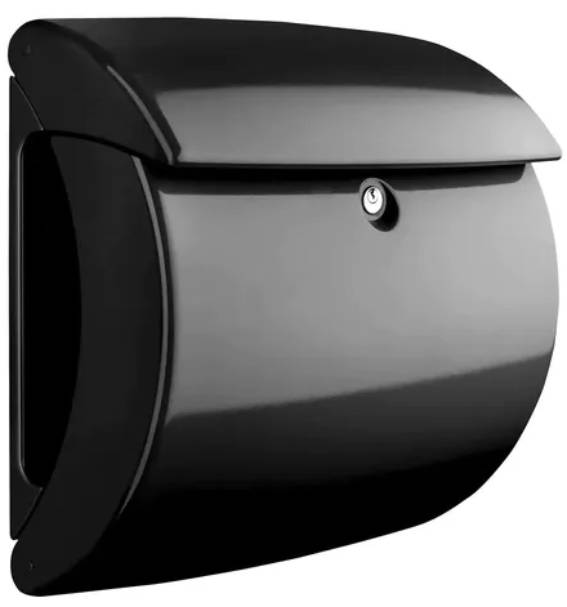 Burg-Wächter Poštovní schránka Burg Wächter Piano 886 / 38 x 17,8 x 40 cm / plast / přihrádka na noviny / černá Varianta: ivi1