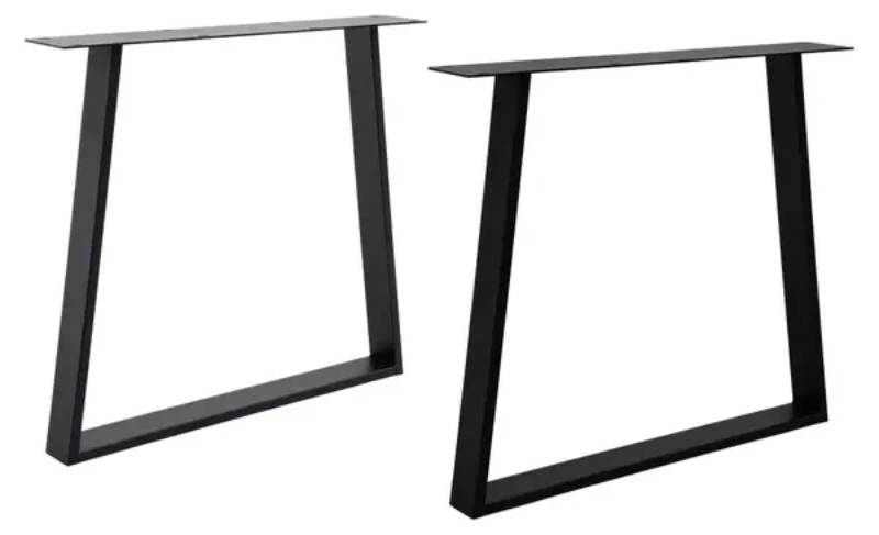 Stolová noha Cityline Bremen / 2 kusy / 78 x 13 x 72 cm / ocel / černá Varianta: ivi2