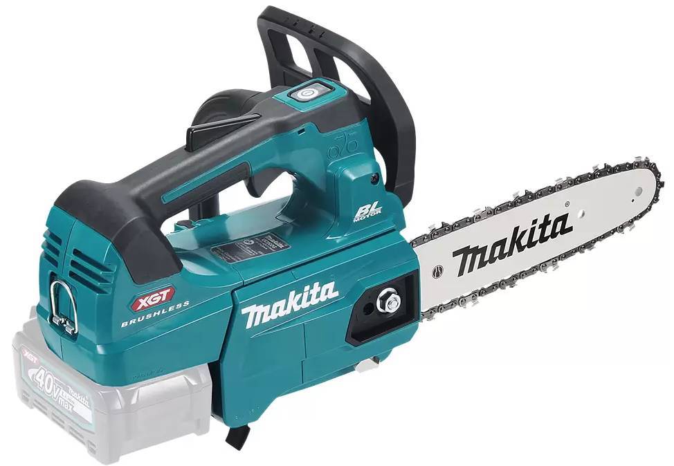 Aku řetězová pila Makita UC002GZ / BEZ AKUMULÁTORU A NABÍJEČKY / 40 V / 24,8 m/s / délka čepele 25 cm / tyrkysová/černá Varianta: ivi2