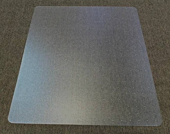 German Ochranná podložka na podlahu / 120 x 90 cm / výstupky / PET / transparentní Varianta: ivi1