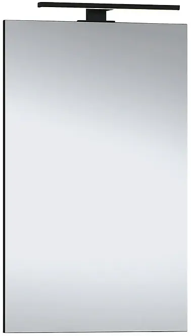 Zrcadlo s osvětlením Astor Ombra / 40 x 70 cm / 4,7 W / LED / černá Varianta: ivi1