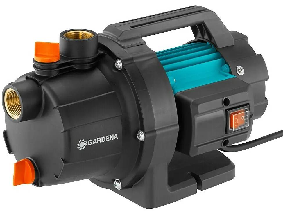 Zahradní čerpadlo Gardena 3700/4 P Basic  9015-47 / 3700 l/hod. / 800 W / 4,1 bar / tyrkysová/černá Varianta: ivi1