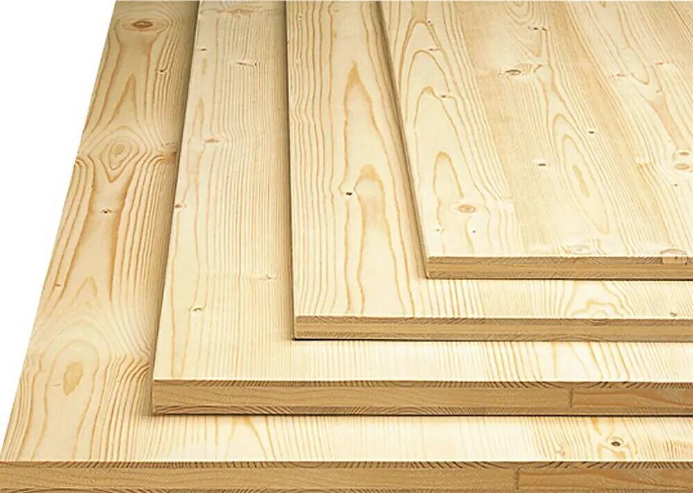 German 3vrstvá deska / 120 x 50 x 1,9 cm / smrkové dřevo / lepení D3 / přírodní Varianta: ivi1