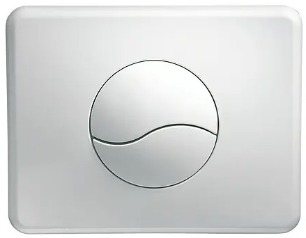 Ovládací tlačítko Siamp V800 / dvojité splachování / bílá Varianta: ivi1
