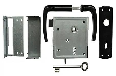 Povrchový dveřní zámek Stabilit / stříbrná Varianta: ivi1