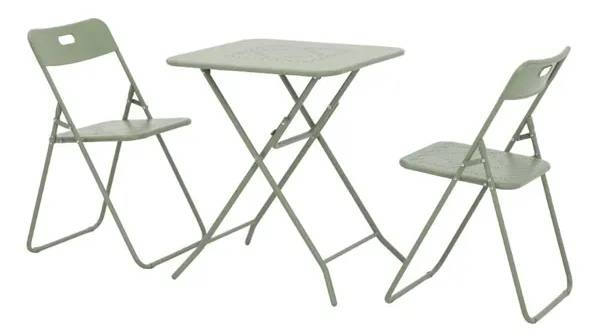 German Set balkonového nábytku Jordan / kov / zelená Varianta: ivi0