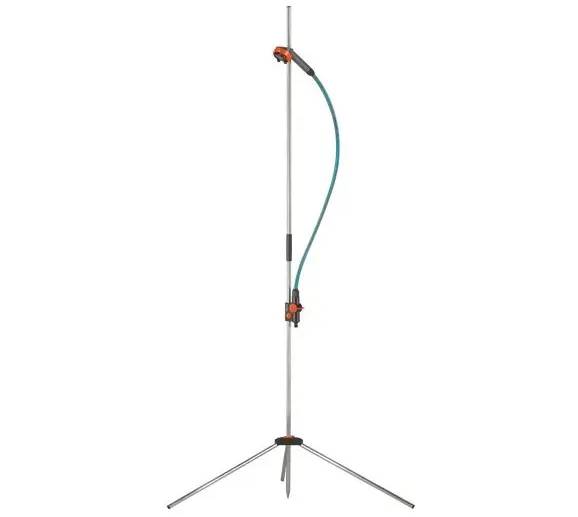 Gardinia Zahradní sprcha se stativem Gardena Trio 960-20 / šedá  2 typy postřiku / oranžová / tyrkysová Varianta: ivi3