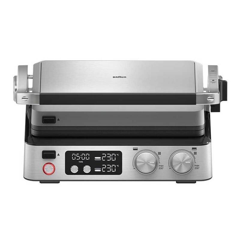 Elektrický kontaktní gril Braun Multigrill 7 CG7044 / 2000 W / stříbrná / nerez Varianta: ivi1