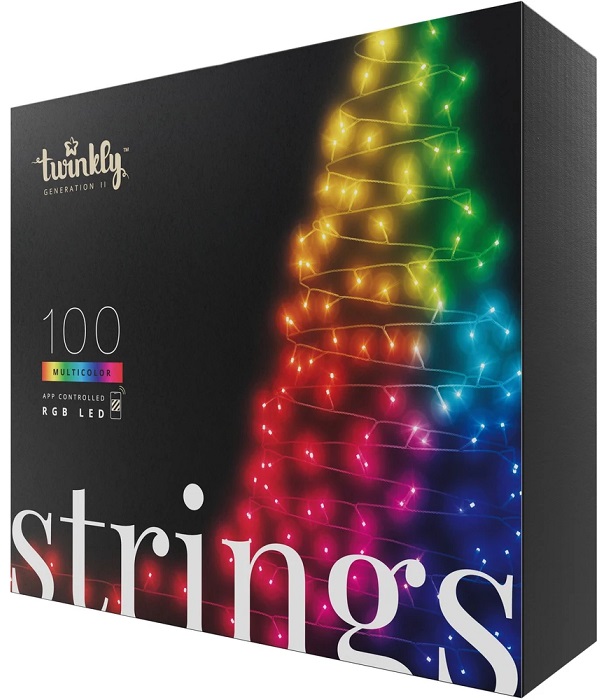 LED řetěz Twinkly TWS100STP-BEU / 8 m / 100 ks / Wi-Fi / Bluetooth / multicolor Varianta: ivi1