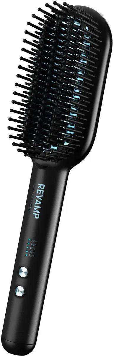 Kartáč na vyhlazení vlasů Revamp Progloss Deepform BR-2000 / 130 °C - 210 °C / Černý Varianta: ivi3