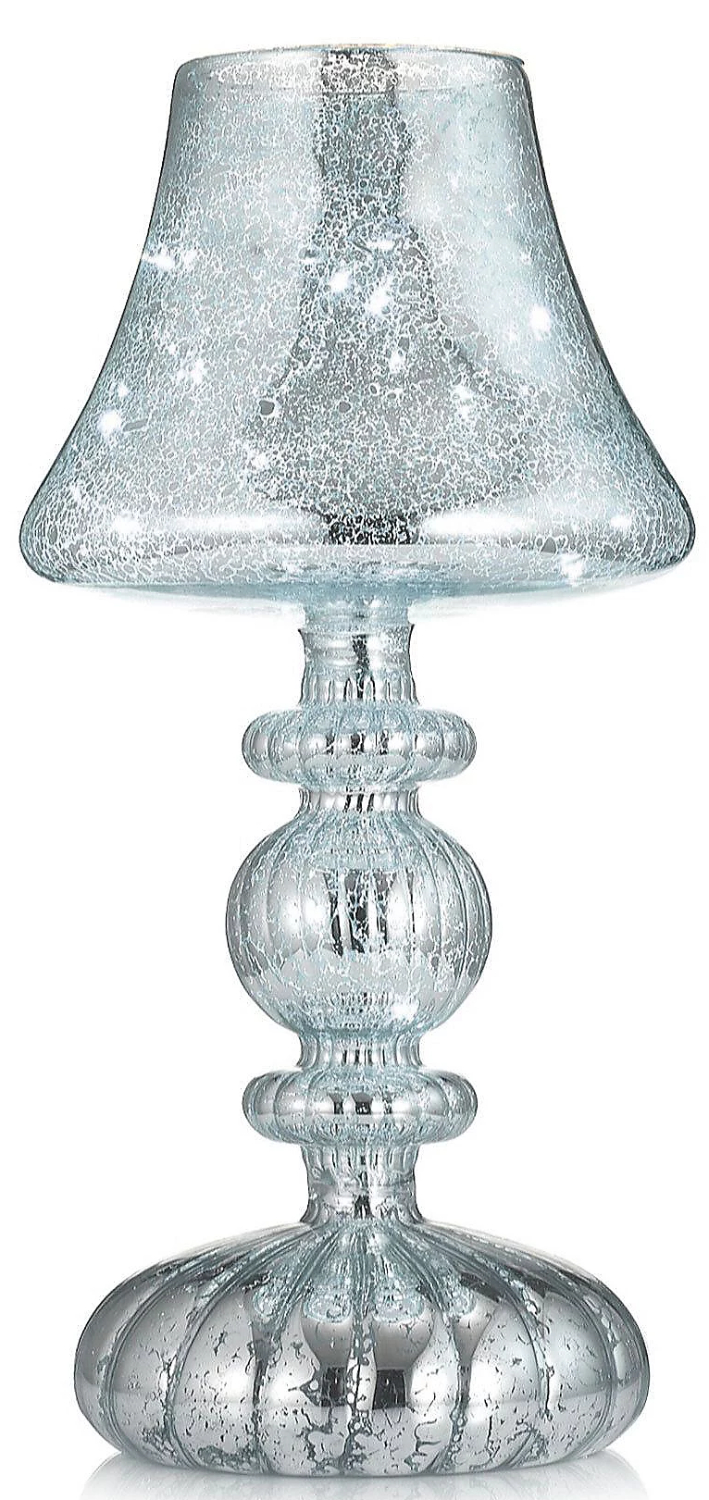 LED dekorace lampa Santa's Express / časovač / 3 AA baterie / stříbrná Varianta: ivi1