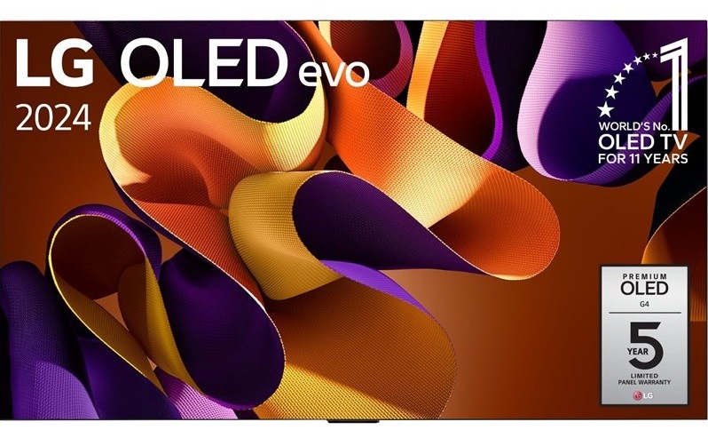 Smart televize LG OLED65G45LW / OLED / 3840 × 2160 px / 65" (164 cm) / 4K Ultra HD / stříbrná Varianta: ivi2