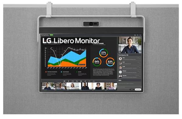 Monitor LG Libero 27BQ70QC-S / 27" (69 cm) / QHD / doba odezvy 5 ms / bílá Varianta: ivi1