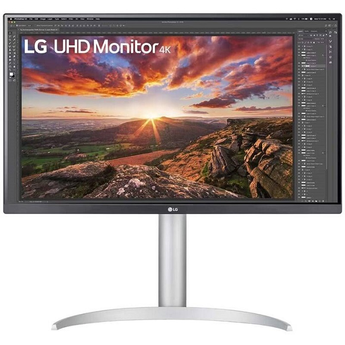 Monitor LG 27UP85NP-W / 27" (69 cm) / 4K Ultra HD / doba odezvy 5 ms / stříbrná/bílá Varianta: ivi2